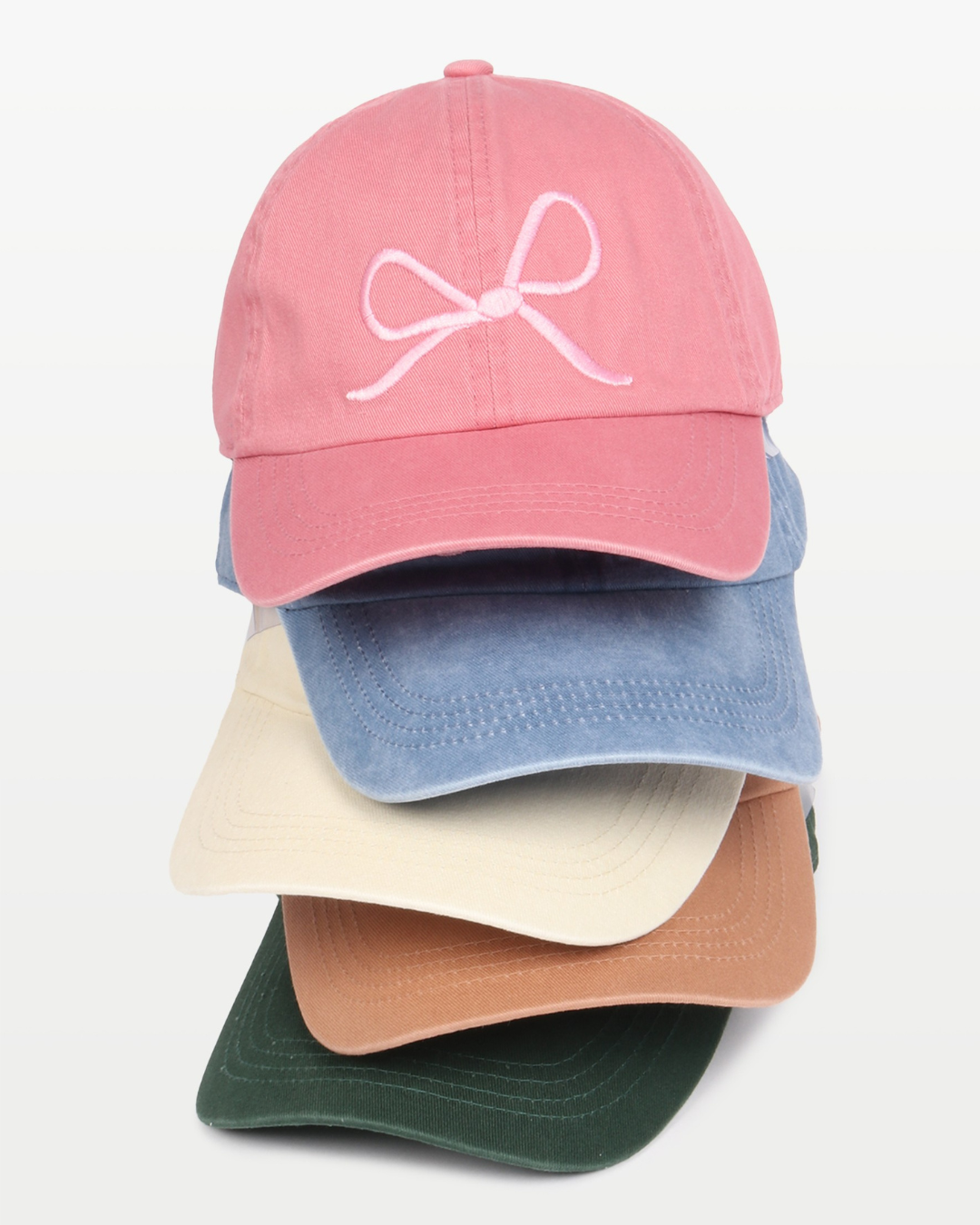 Bow Cap - Denim Blue