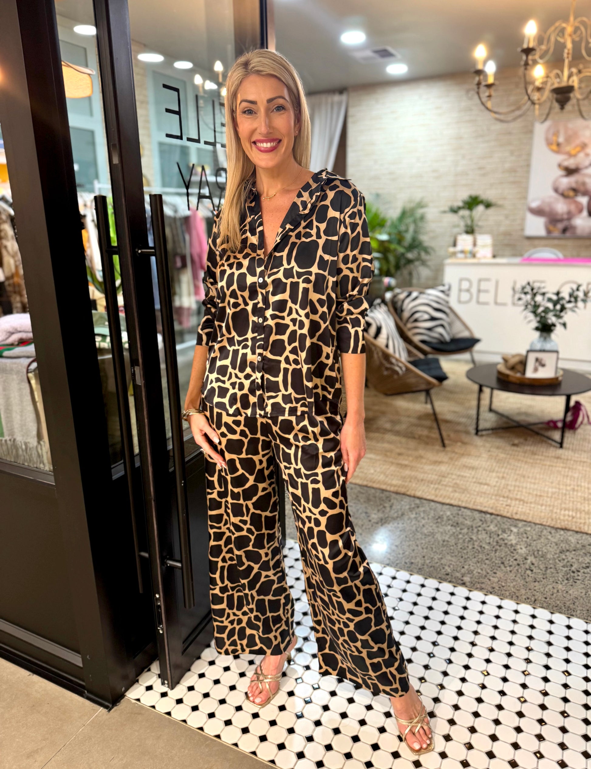 Savannah Opulence Shirt & Pants Set