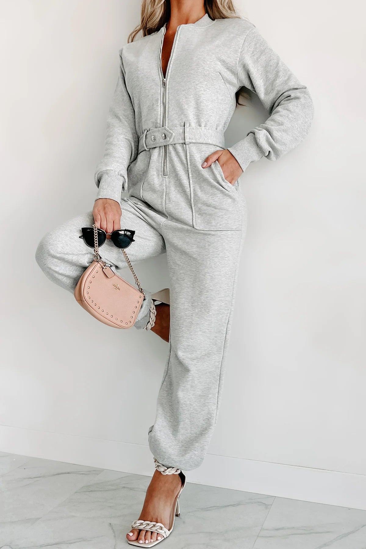 Terry Jumpsuit Grey