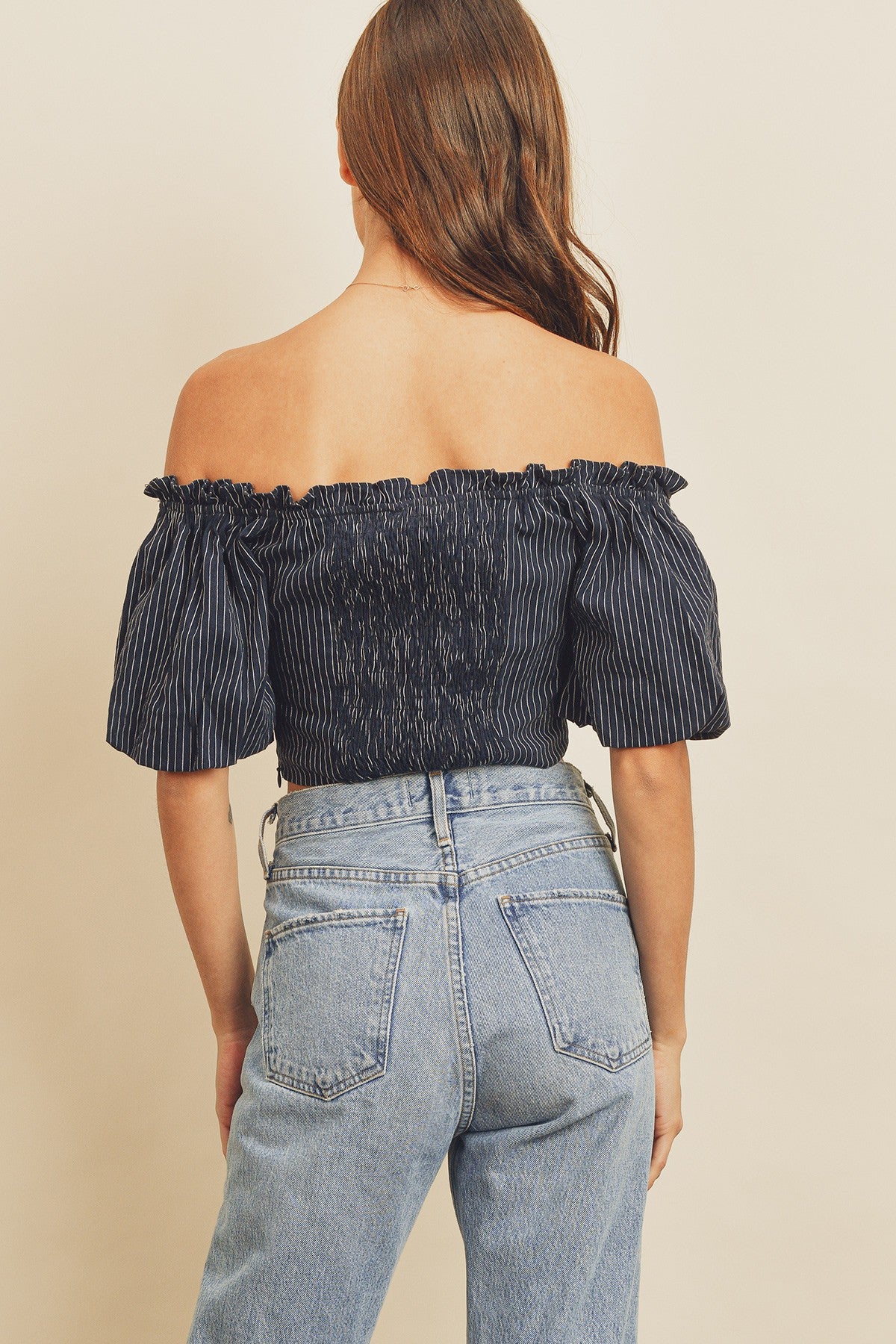 Off The Shoulder Crop Top