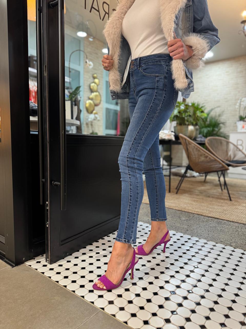 Cowboy Skinny Stretch Double Side Panel Jeans