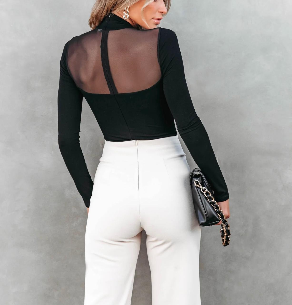 Midnight Muse Long Sleeve Bodysuit