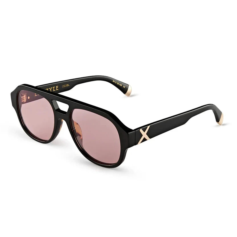 Oscar x Frank Le Style Gloss Black / Pink Photochromic
