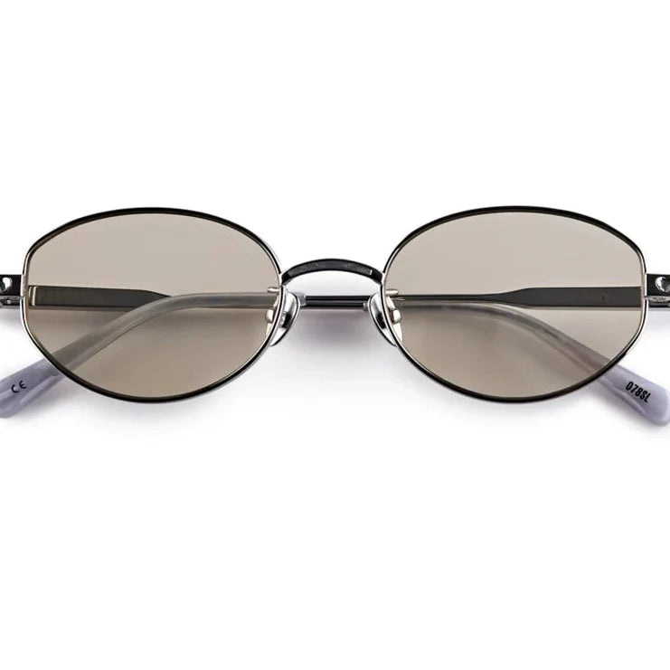 Oscar x Frank Provenza Silver / Heart Diamonds Mirror Lens