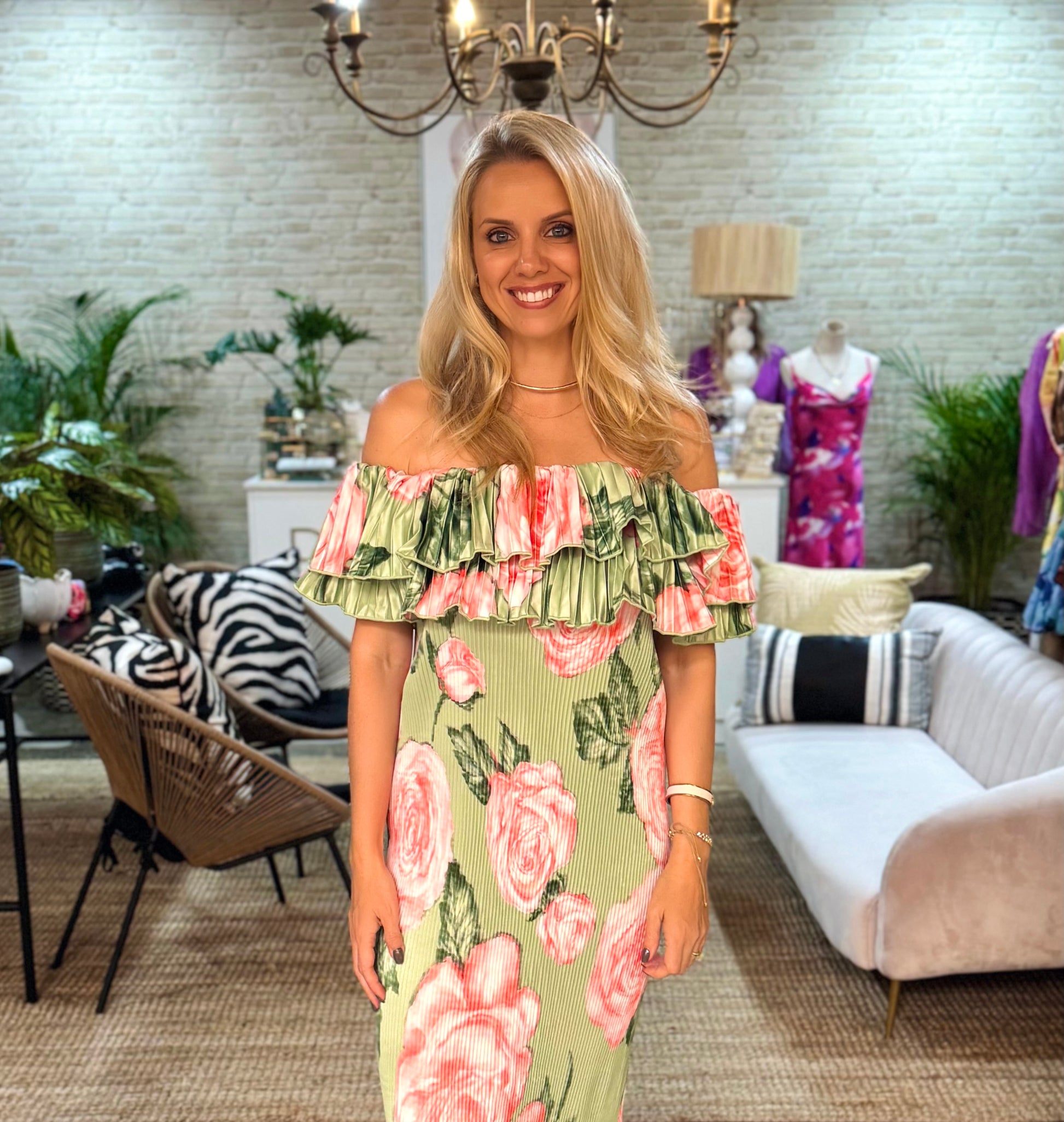 NEW! Legacy Bloom Floral Maxi Dress