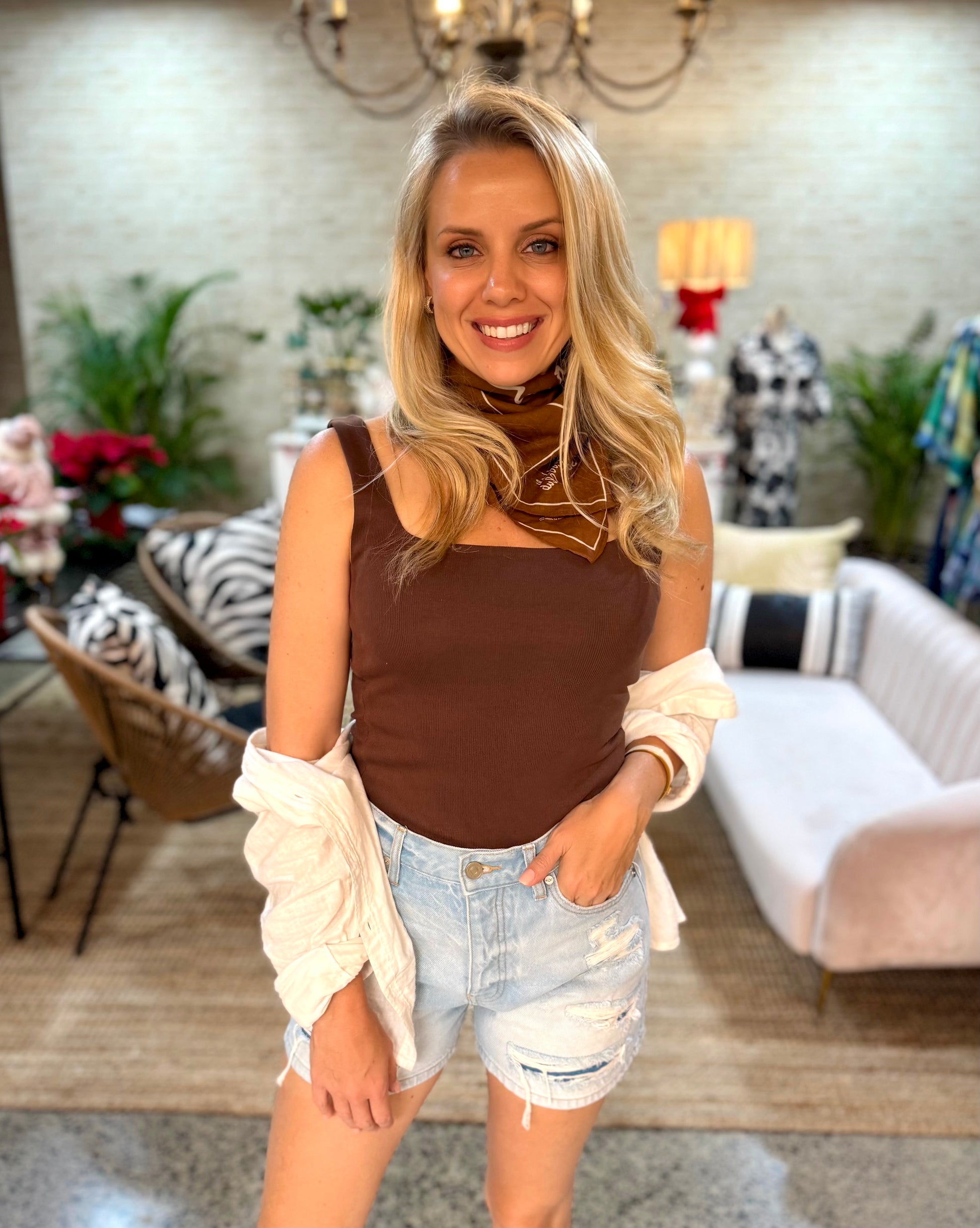 Rollerblade High Rise Denim Shorts