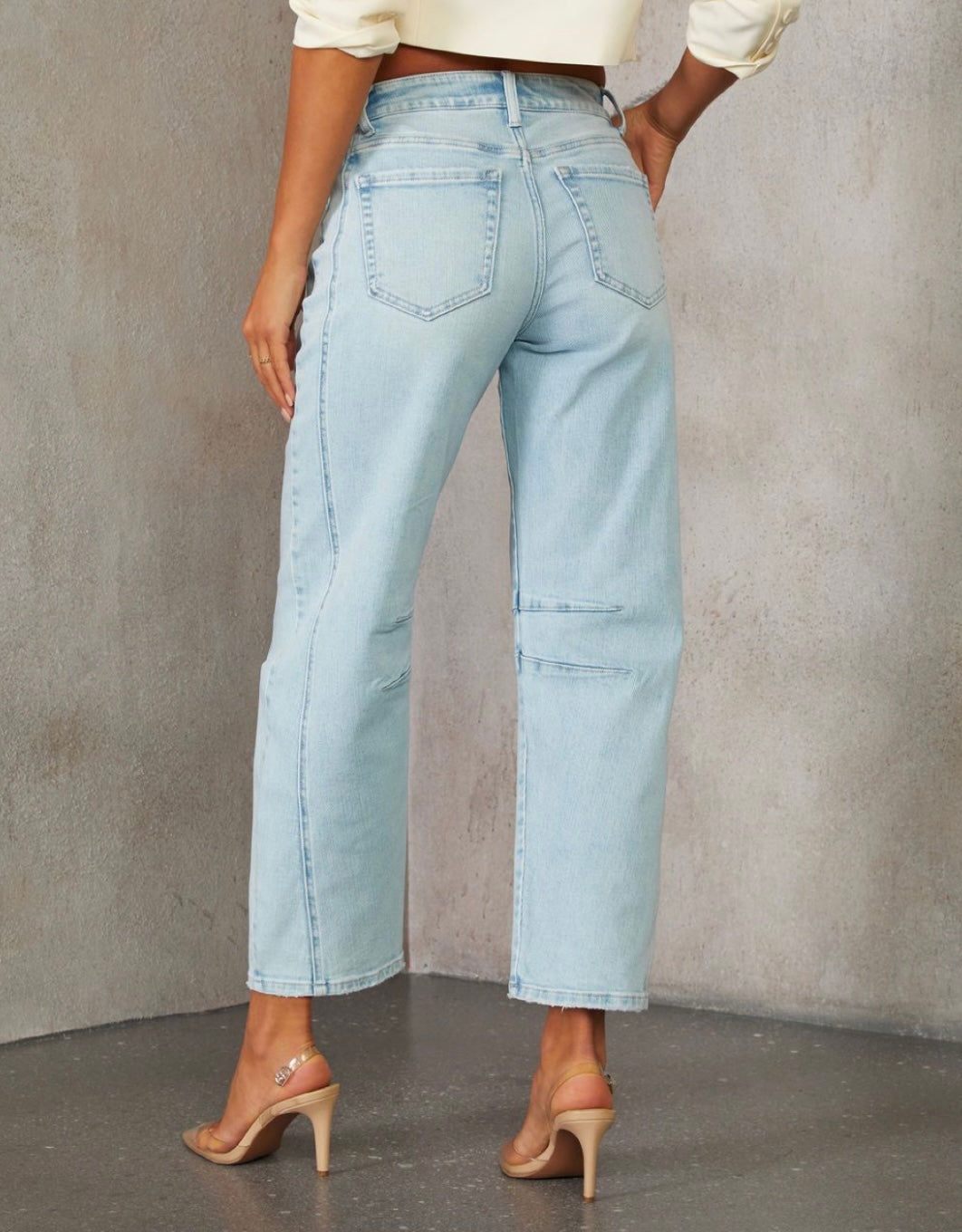 High Stakes High Rise Barrel Denim