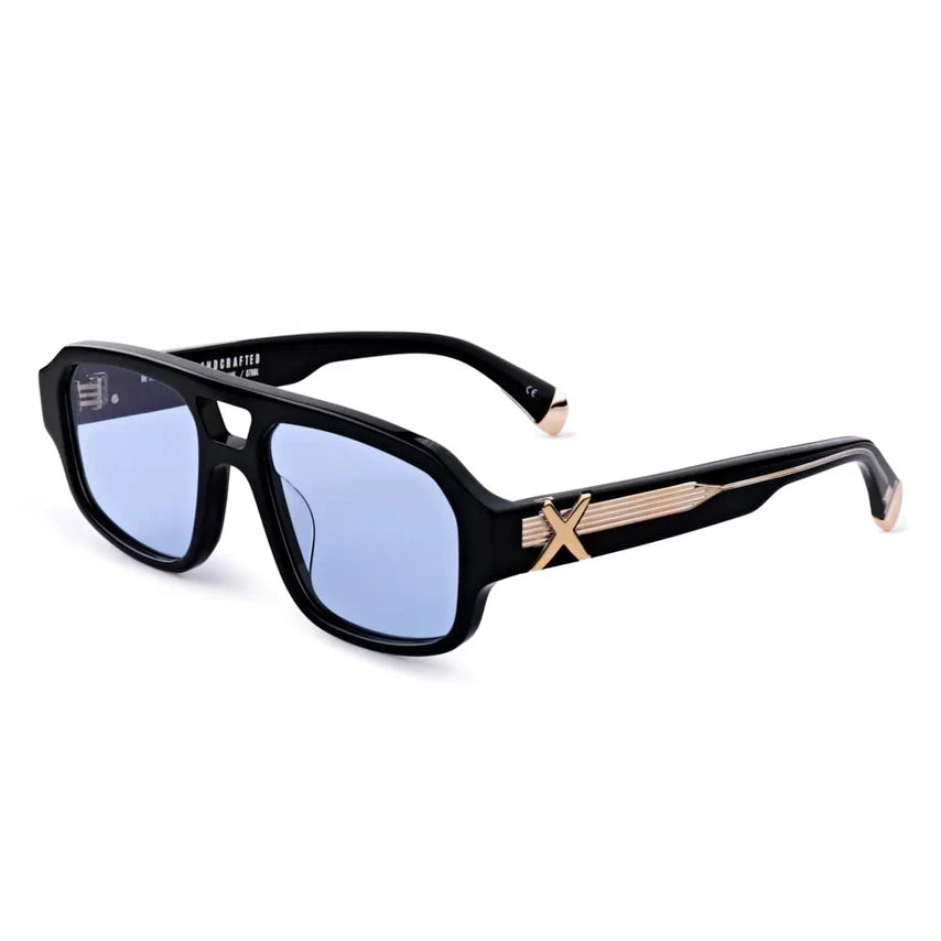 Oscar x Frank Makati 2.0 Gloss Black / Blue Photochromic