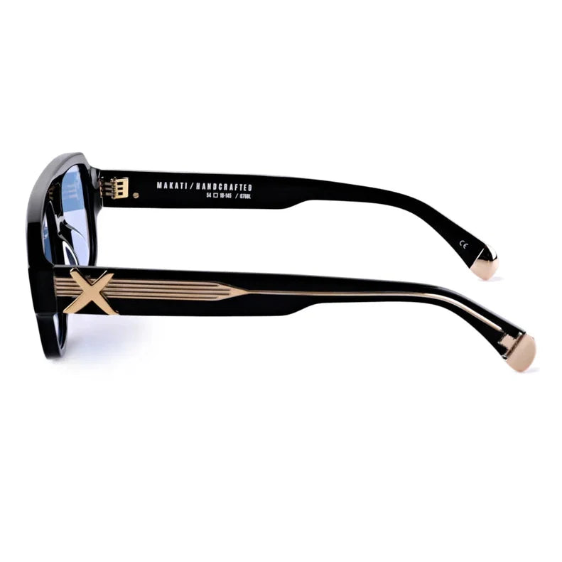 Oscar x Frank Makati 2.0 Gloss Black / Blue Photochromic