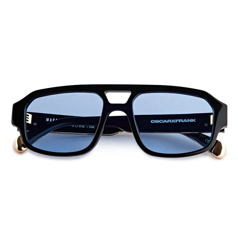 Oscar x Frank Makati 2.0 Gloss Black / Blue Photochromic