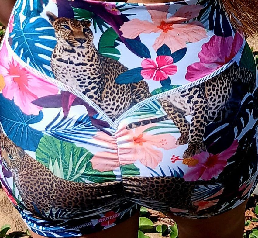 Tropical Heat - Active Wear Shorts