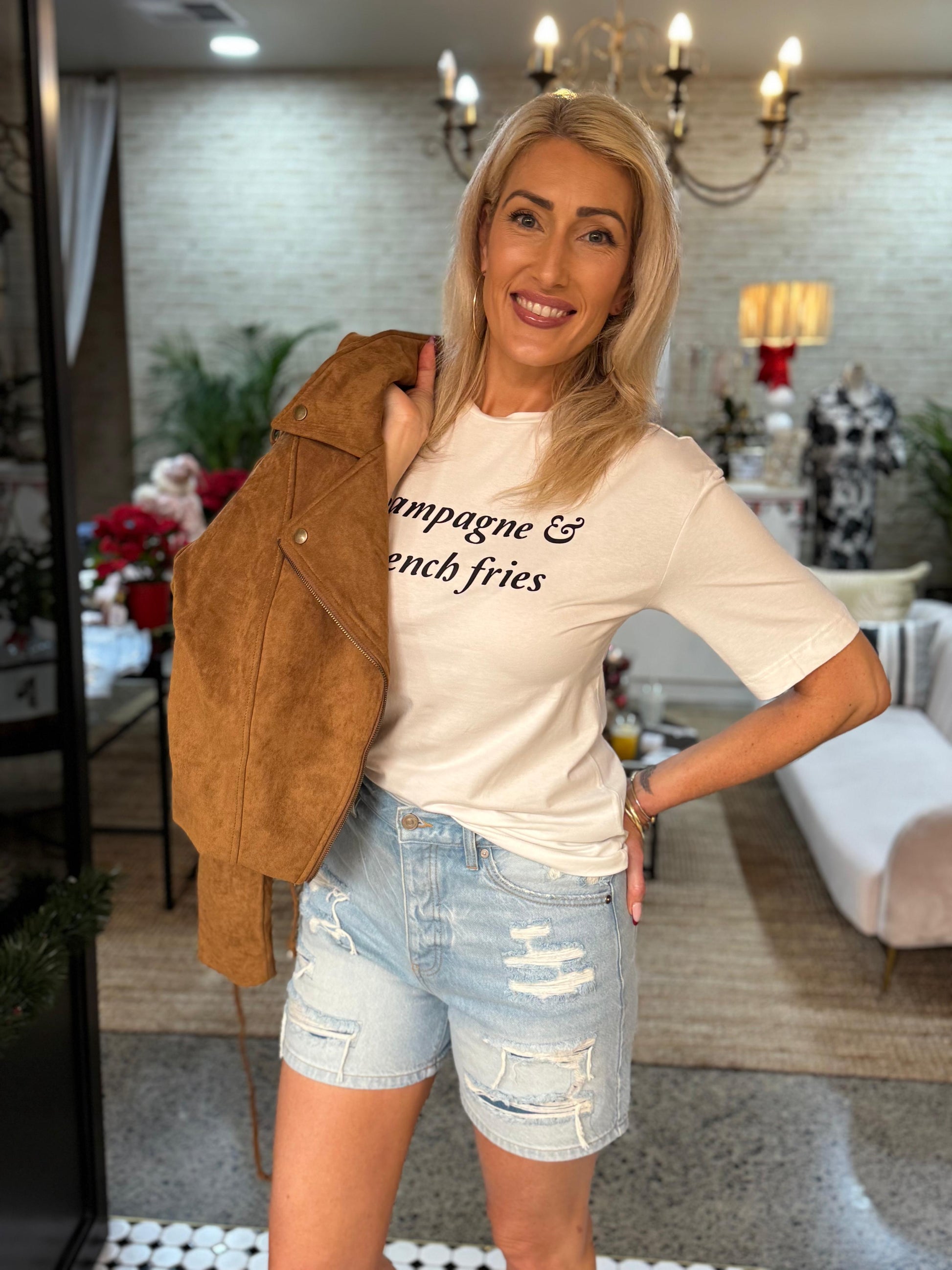 Champagne and French Fries T-Shirt