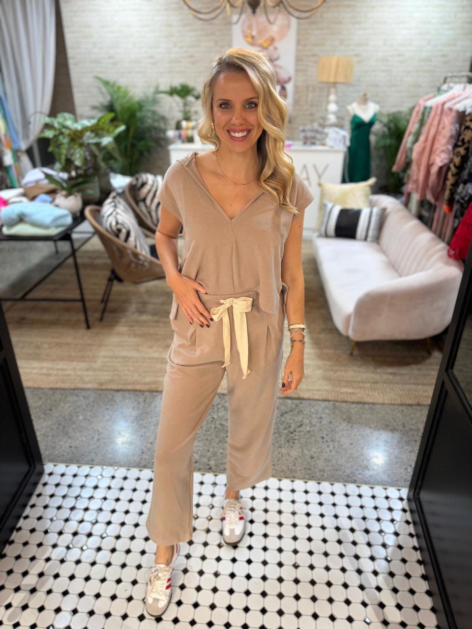 Something About It Luxe Lounge hoodie shirt & jogger set